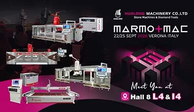 „Hualong Machinery“ pristato aukščiausios kokybės akmens mašinas „Marmo+Mac V...